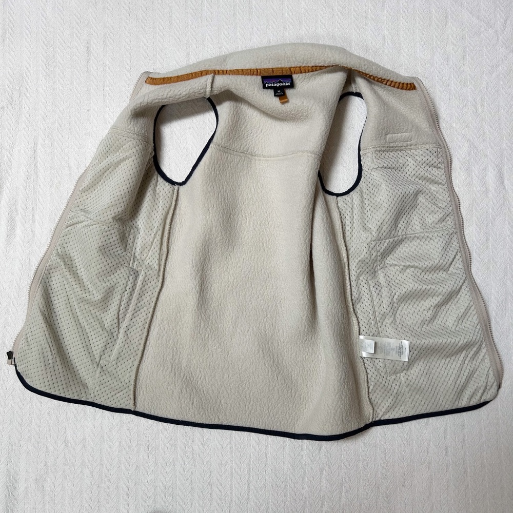 PATAGONIA W’s Retro Pile Vest Pelican Cream Fleece XS - excellent condition - Picture 10 of 12